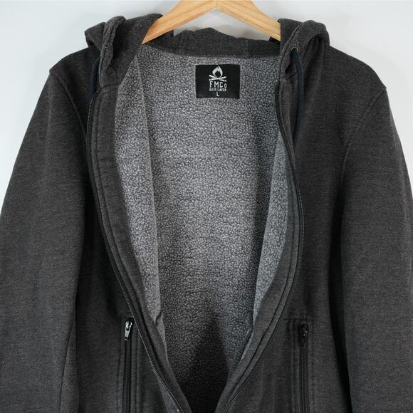 First MFG Company Base Layer Full Zip Hoodie Size Large Motorcycle Riding FMCO - Picture 4 of 10